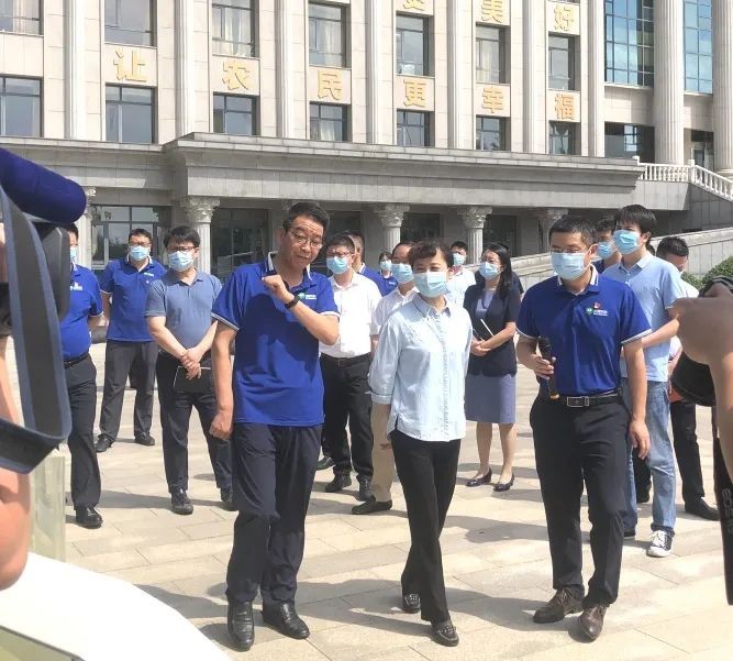 天津市武清区区委书记刘惠一行莅临大禹节水集团参观考察