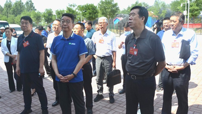 天津市政协党组副书记、副主席孙文魁率视察组莅临大禹节水集团视察调研