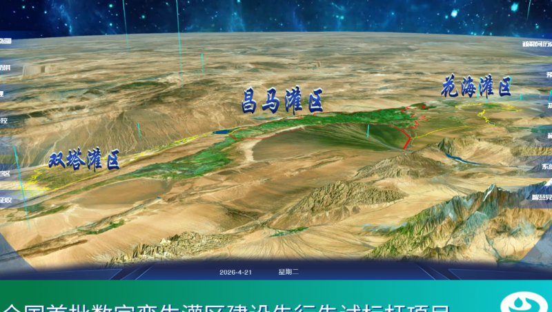 慧图科技助力疏勒河智慧升级，成果亮相全国数字孪生灌区交流会